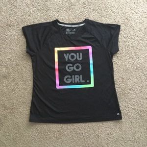 Xersion Girls “You Go Girl” Graphic Tee